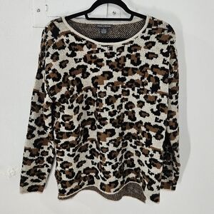 Chelsea & Theodore Animal Print Sweater